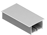 Nova, Рамка средняя закрытая, матовый черный, 5,4 м, анод. (NB0486.VP540.BKSPC.CJ)