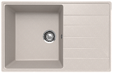 Односекционная кухонная мойка 780x500 реверсивная, глубина 180 мм, кварц, цвет песок (Prima 780-10)