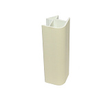 Угол для цоколя 90° универсальный, 150 мм, цвет ваниль (B85252)