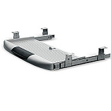 Полка под клавиатуру пластик, серая (010277/КВ101-серая)