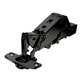 Петля Sensys 8657I, угол 165°, чашка TH52D35, накладная, B12,5, черный обсидиан (9091767)