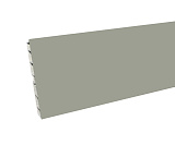 Цоколь для кухни, 150 мм, цвет обсидиан, с уплотнителем, 4 м (B137832)