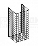 Корзина для белья откидная, черный муар 235х525х230 мм (КО.235*525.56)