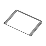 Рамка для корзин выдвижная, L=607, серия 460, металлик (WA0387.VP060.MG0PC.CI)