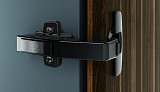Петля Sensys 8639I, W90, угол 95°, для фальшпанели, чашка TH52D35, вкладная, B4, черный обсидиан (9091748)