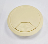 Заглушка кабель-канала, пластик, бежевая, 60 мм (ZCO-Beige)