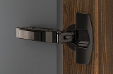 Петля Sensys 8645I, угол 110°, чашка TH52D35, накладная, B12,5, черный обсидиан (9117734/9091738)
