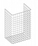 Корзина для белья откидная, белый 235х525х230 мм (КО.235*525.01)