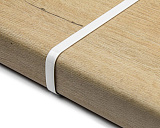 Планка для столешницы стыковочная, с закрытым торцом, 600х38 мм, R9, белый (1517/1/R9Б)